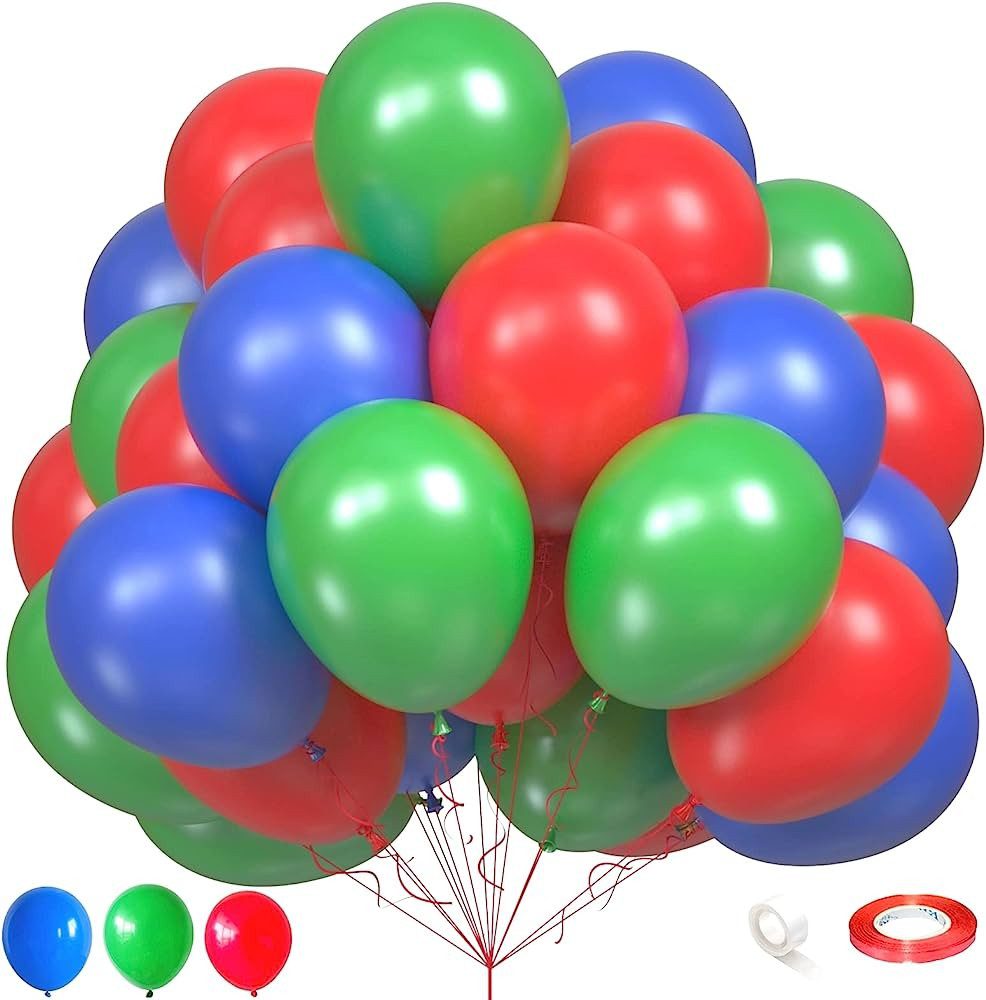 kit 24 Ospiti Coordinato tavola Mine Craftcon tovaglia a temae 10 palloncini  colori assortiti