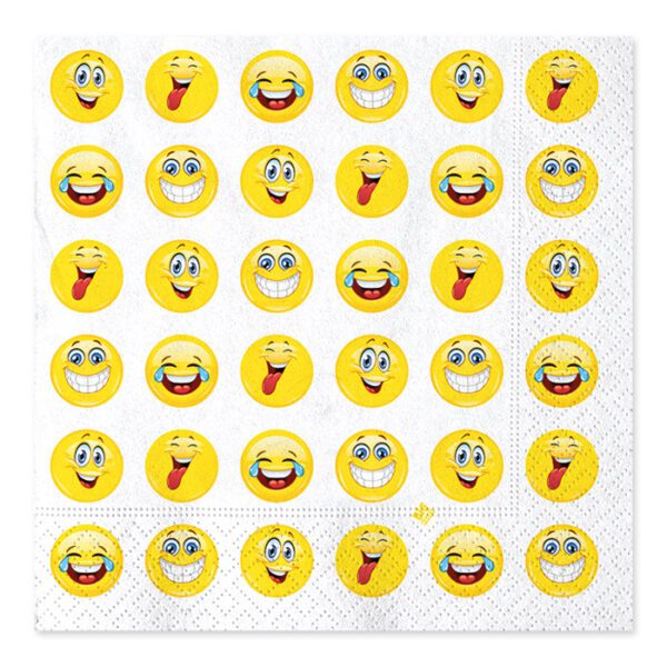 20 Tovaglioli 33 x 33 cm Emoticons