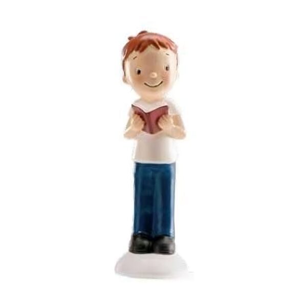 Cake topper Comunione Bambino Con Vangelo