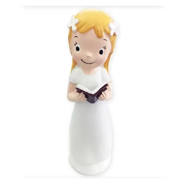 Cake topper Comunione Bambina Con Vangelo