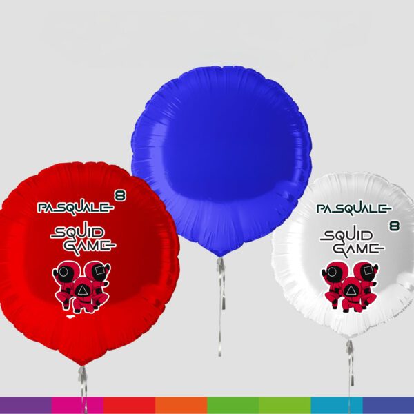 Palloncino in Mylar  Foil Squid Game Personalizzabile