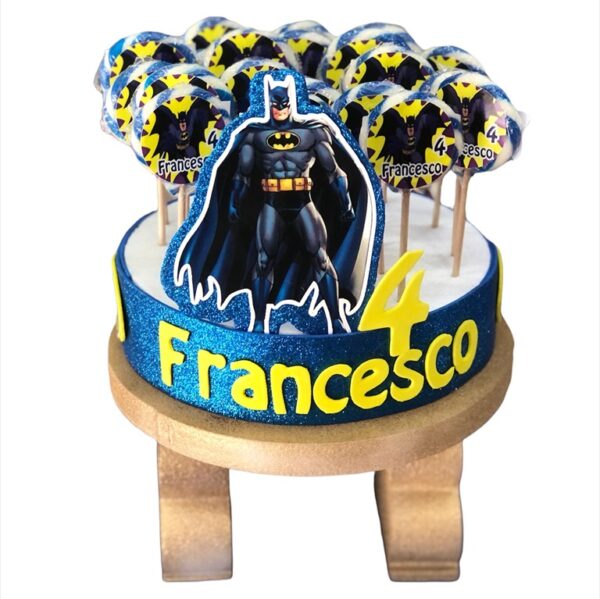 20 LECCA LECCA BATMAN CON ALZATA E BOLLINO PERSONALIZZATO