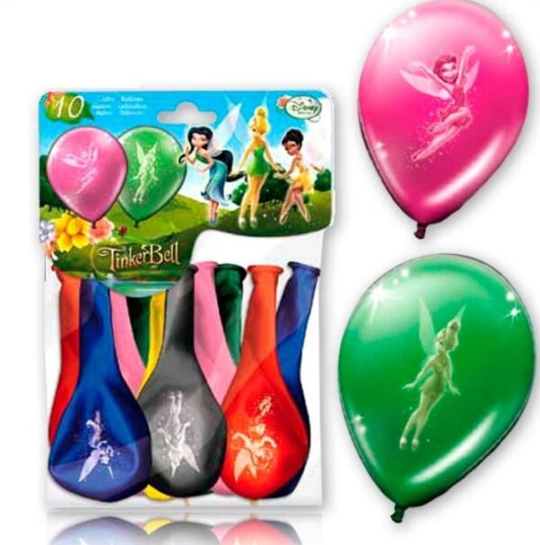 18 Palloncini in lattice Disney Fairies Trilly